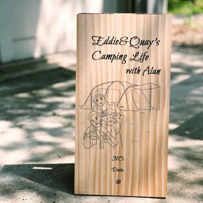 露營A字落地立牌